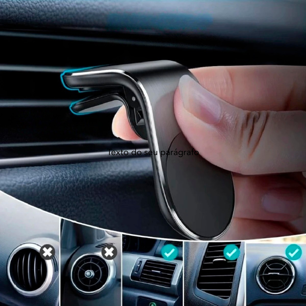 Suporte Magnético de Carro