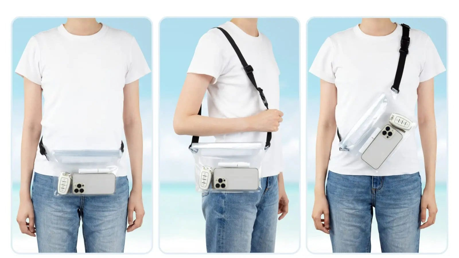 Bolsa Impermeável para Celular com Cinto Ajustável