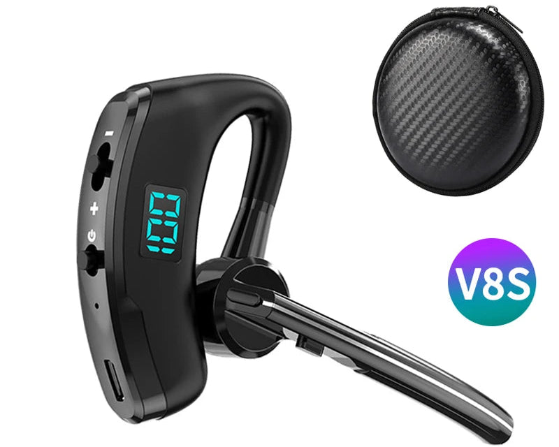 Fone Bluetooth V9S/V8S com Microfone para Chamadas e Direção
