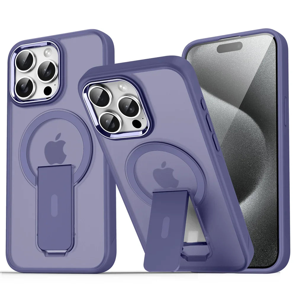 Capa Magnética Premium com Suporte Dobrável