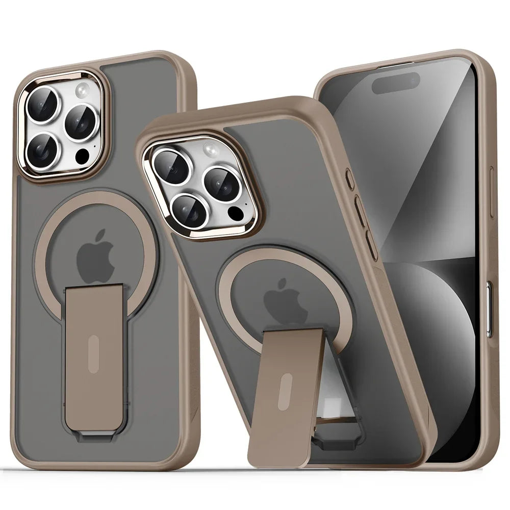 Capa Magnética Premium com Suporte Dobrável